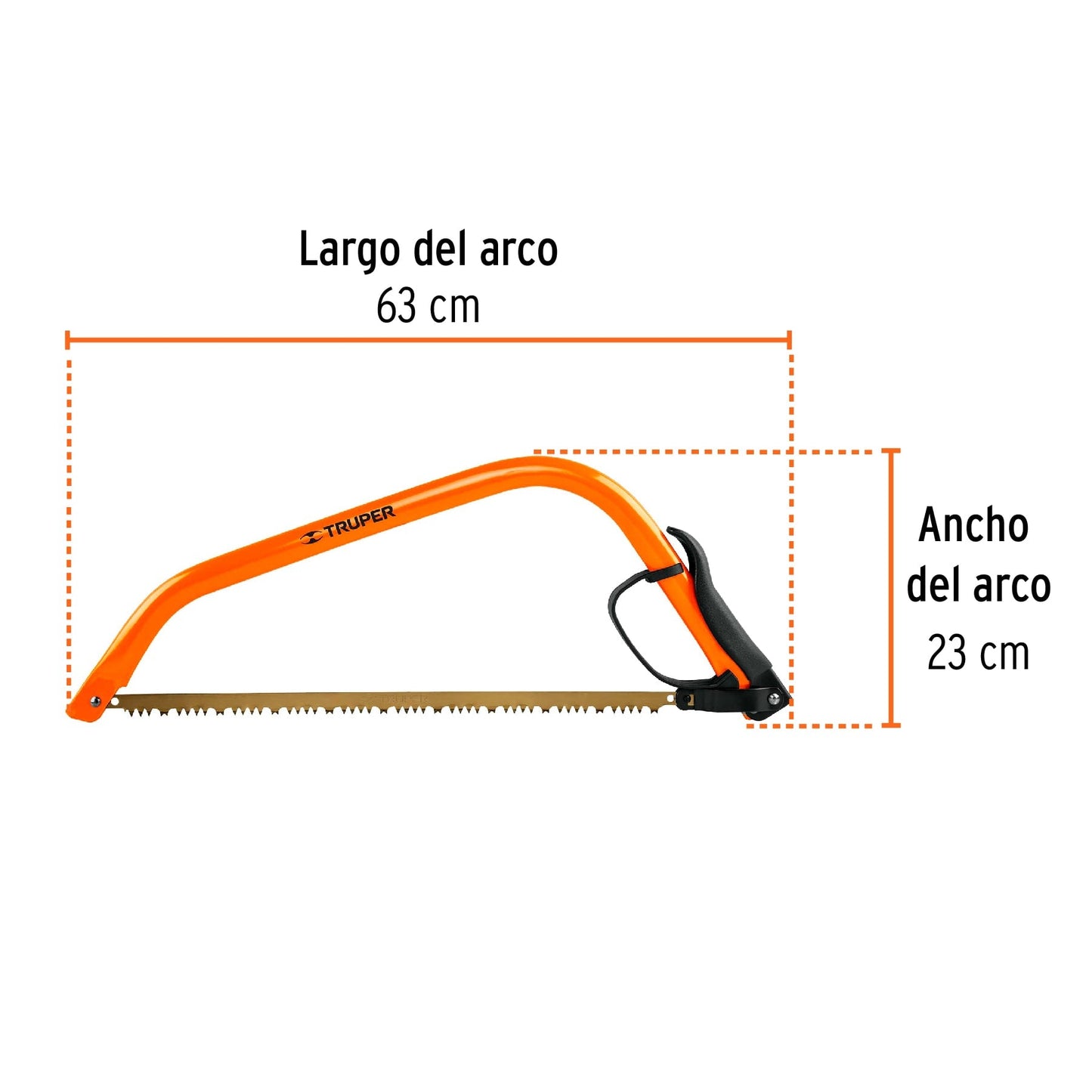 Arco jardinero tubular de acero