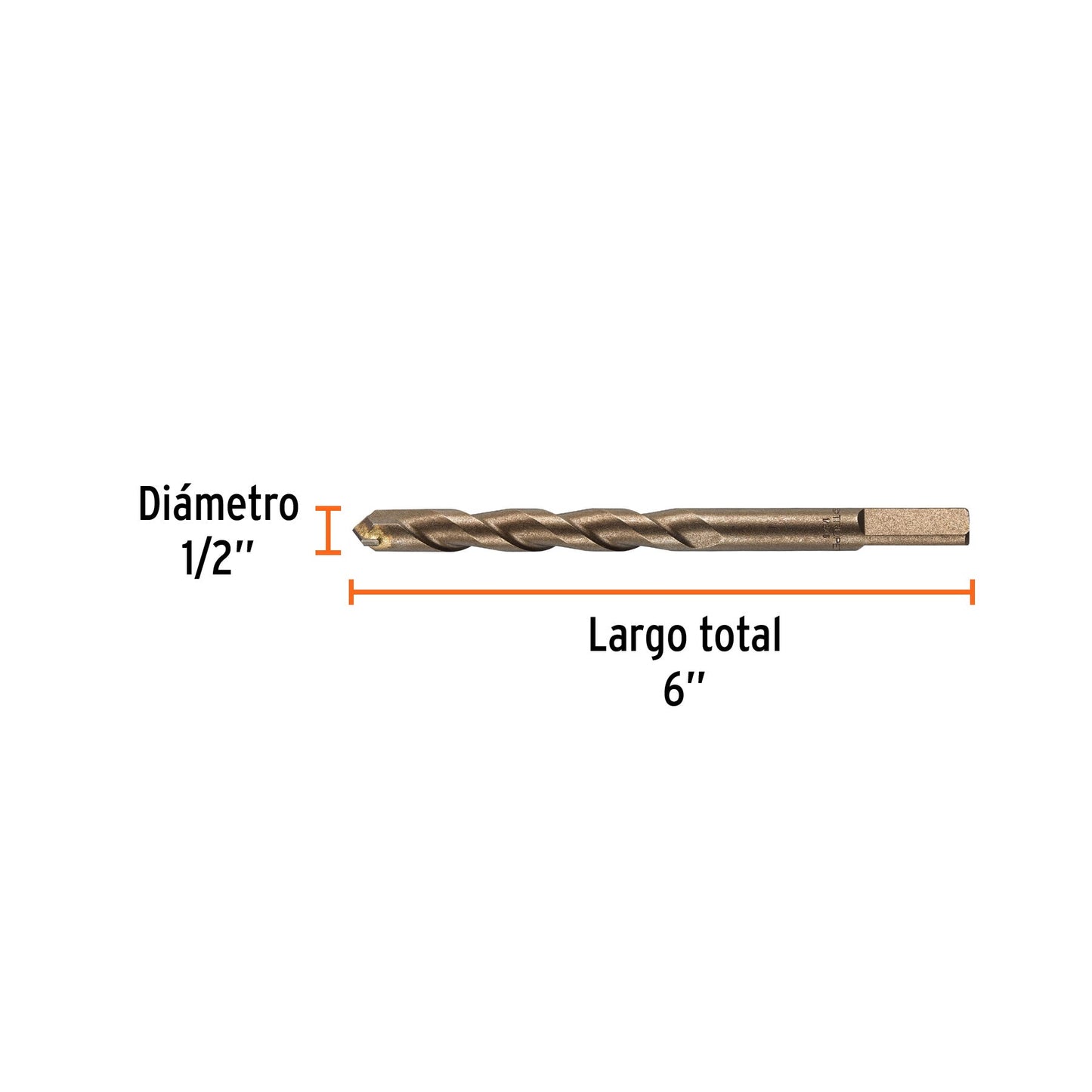 Broca para concreto TRUPER 1/2 X 6"