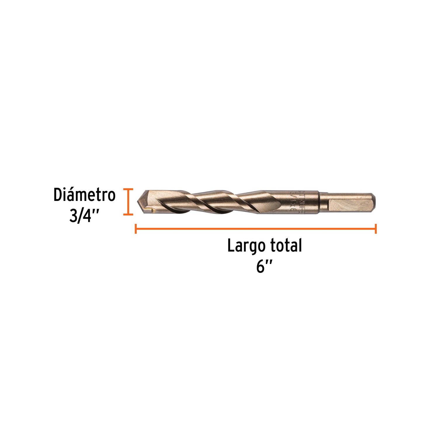 Broca para concreto TRUPER 3/4 X 6"