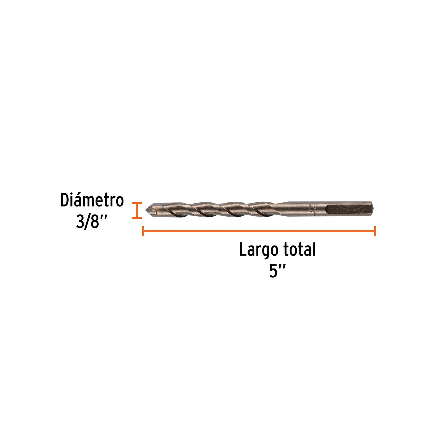 Broca para concreto TRUPER 3/8 x 5"