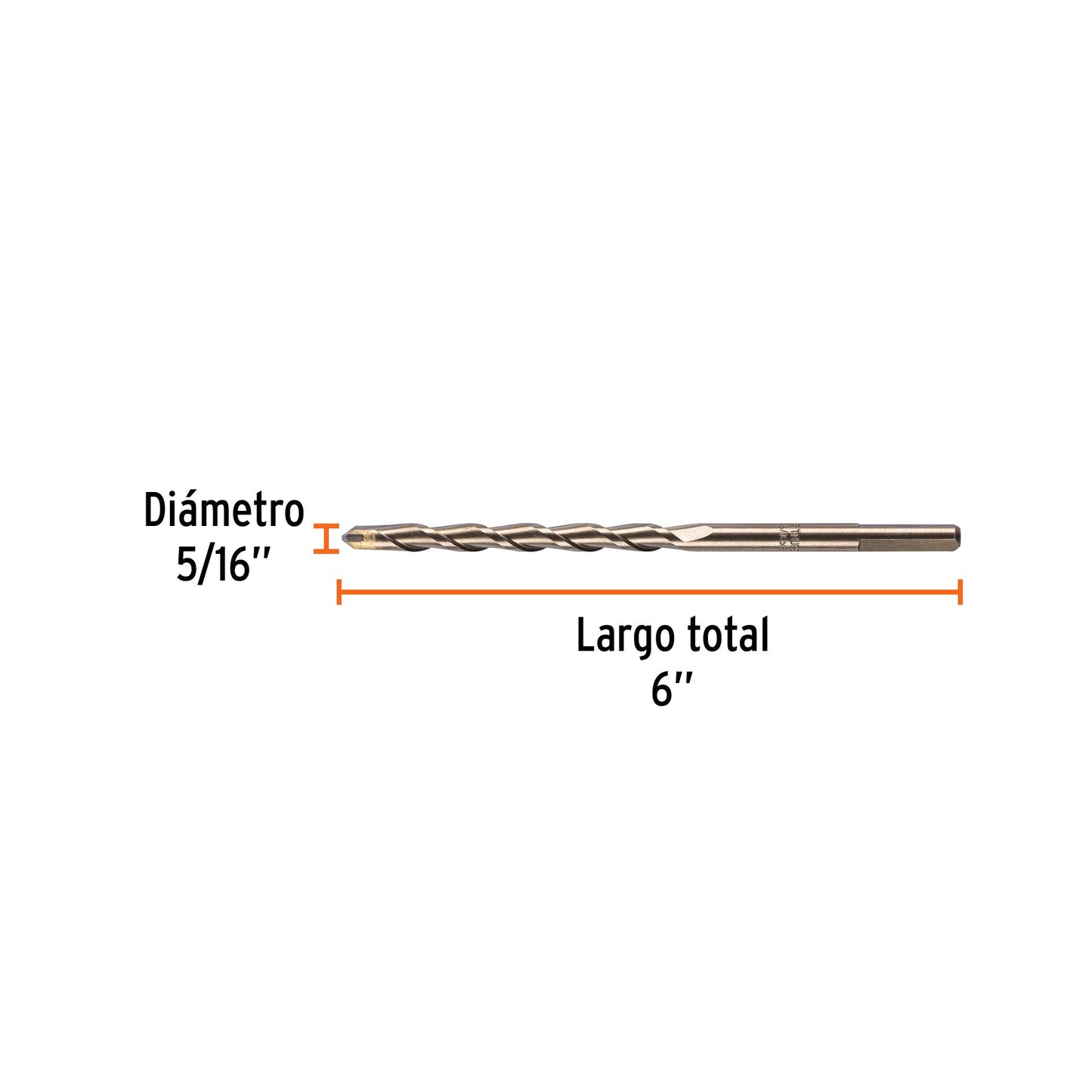 Broca para concreto TRUPER 5/16 x 6"